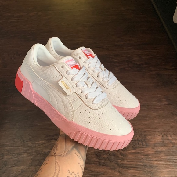 puma cali pink red